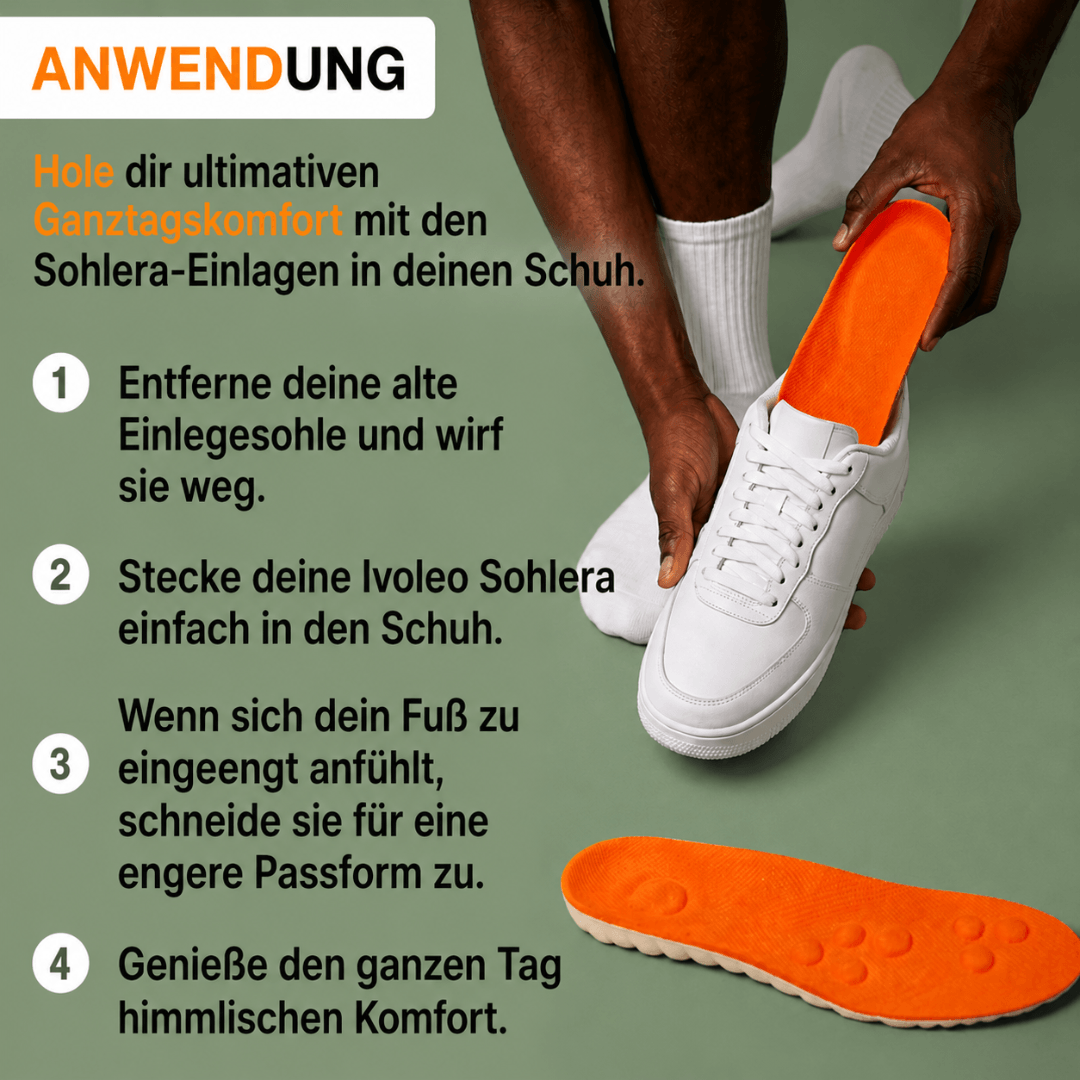 Ivoleo Sohlera – Innovative Massagesohle belebt müde Füße sofort